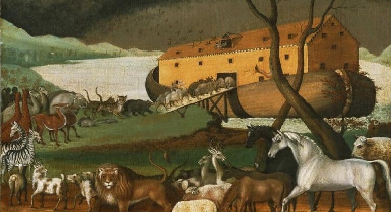 Американский археолог предположил, что Ноев ковчег на самом деле был построен в виде ящика с ножками