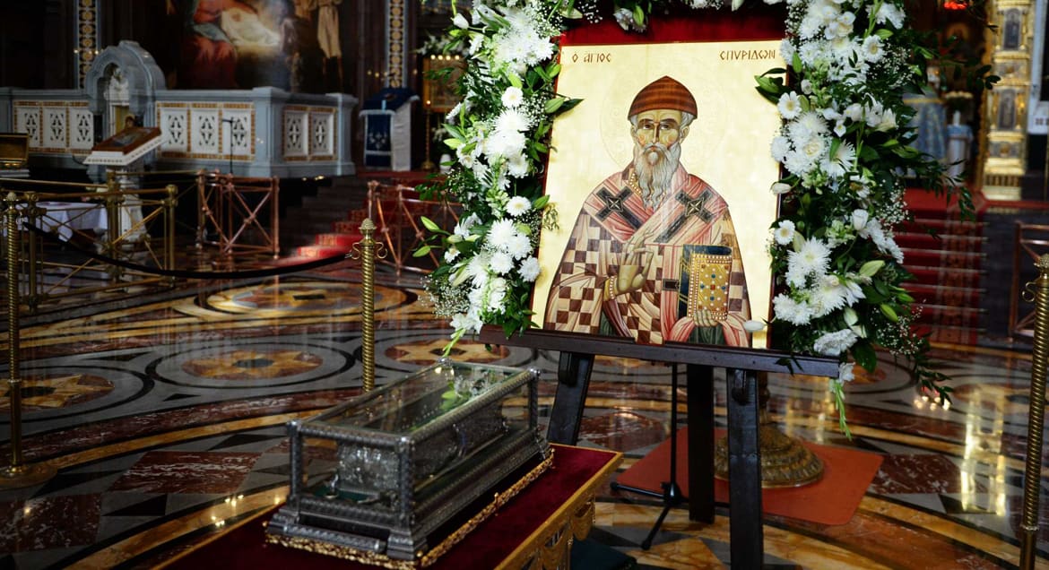 В Церкви назвали фейком информацию о принесении в Россию мощей Спиридона Тримифунтского