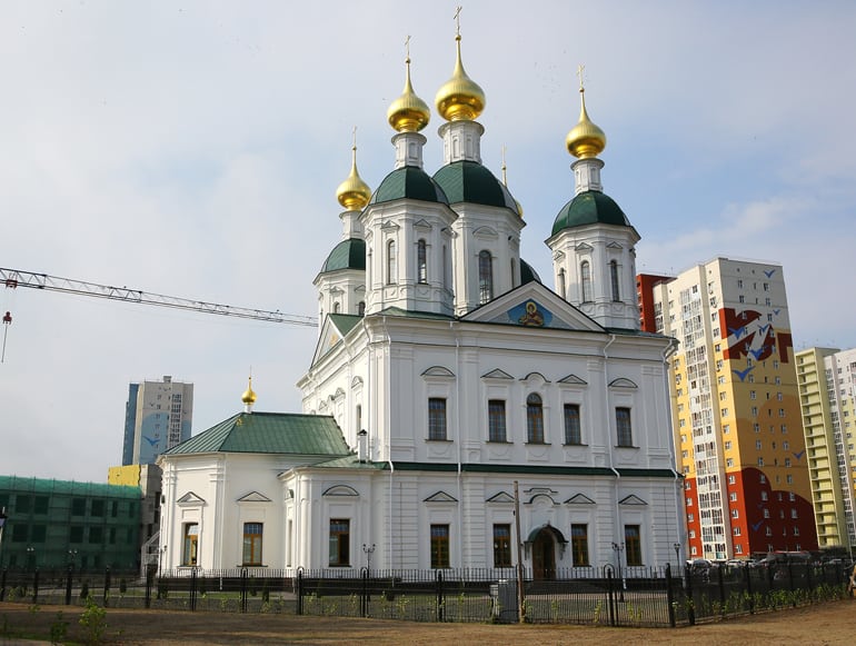 В Нижнем Новгороде освятили храм в честь основателей города