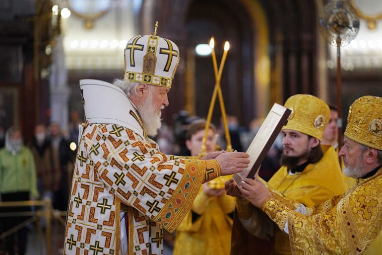 Патриарх Кирилл возглавил прославление в лике святых архимандрита Геннадия (Парфентьева)