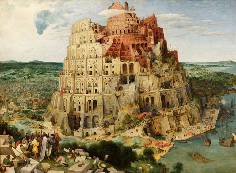 «Вавилонская башня» Брейгеля: как понимать эту «библейскую» картину и какие символы в ней скрыты