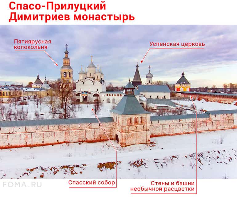 Чудо на берегу Вологды: Спасо-Прилуцкий Димитриев монастырь