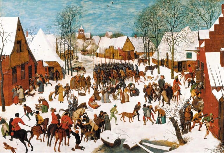 «Поклонение волхвов в снегу»: почему Рождество на картине Брейгеля спрятано