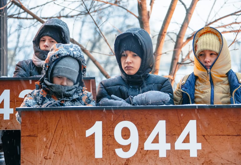 Открыт памятник учителям блокадного Ленинграда