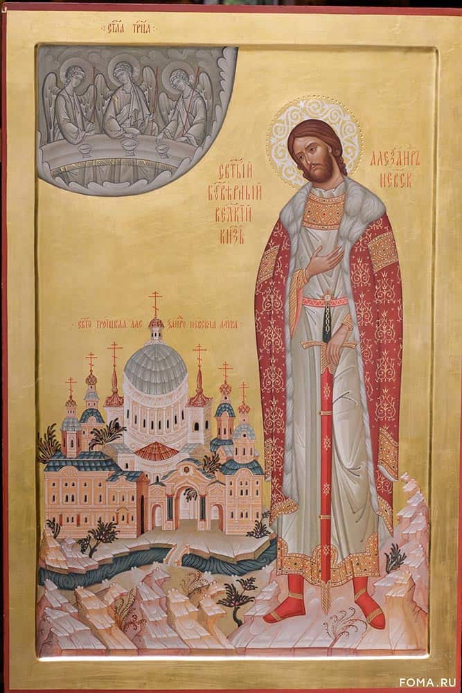 Образ Александра Невского в иконографии на примере икон собора свт. Николая в Вене