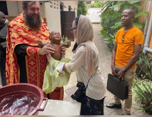 В Танзании клирики Патриаршего экзархата Африки совершили первое крещение