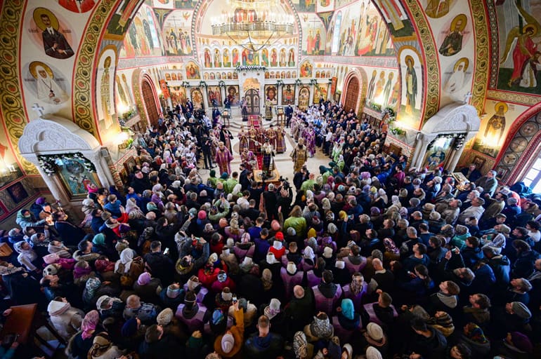 Патриарх Кирилл освятил в Хорошеве храм в честь Димитрия Солунского
