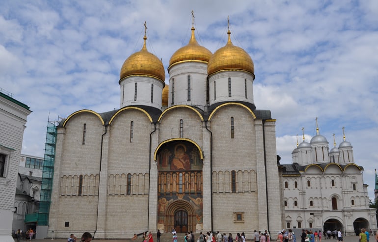 550 лет назад было заложено современное здание Успенского собора Московского Кремля