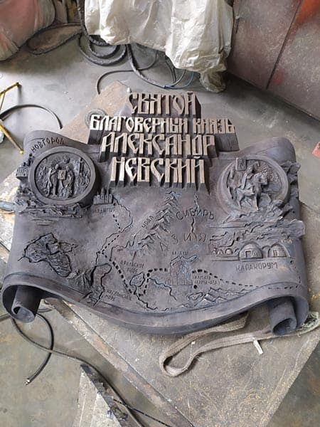 Представлен памятник святому Александру Невскому для Алма-Аты