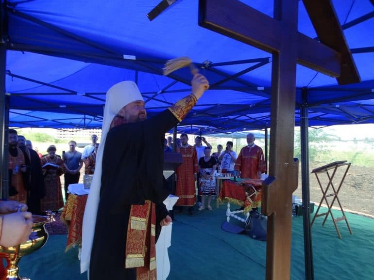 На Кубани заложили храм в честь юристов-новомучеников