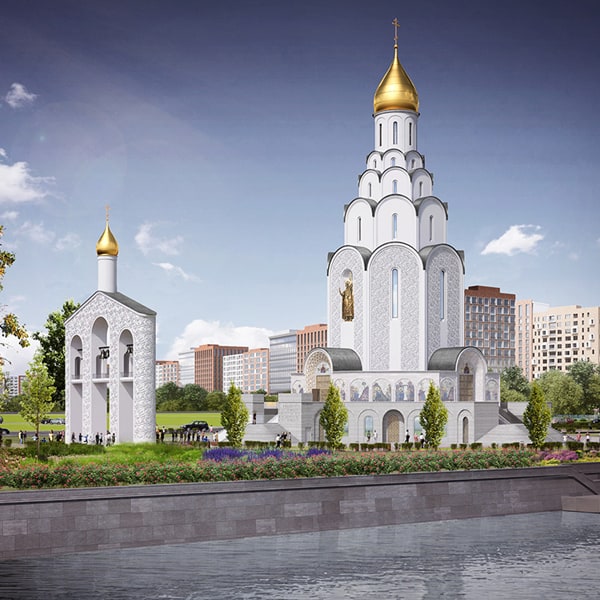 От панно и до музея: новый храм в Тушине расскажет об истории православия в России