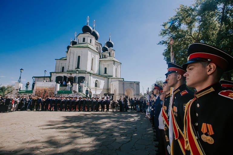 В станице Старочерскасская перезахоронили останки казачьих генералов – героев 1812 года