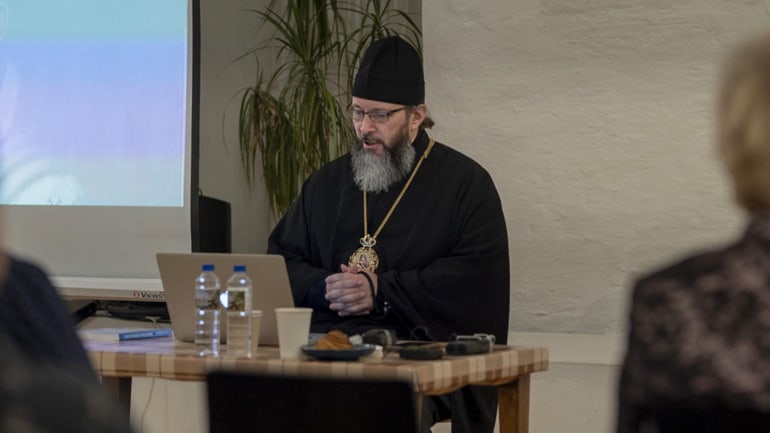 Епископ Луховицкий Евфимий представил свою книгу о святом Бонифации