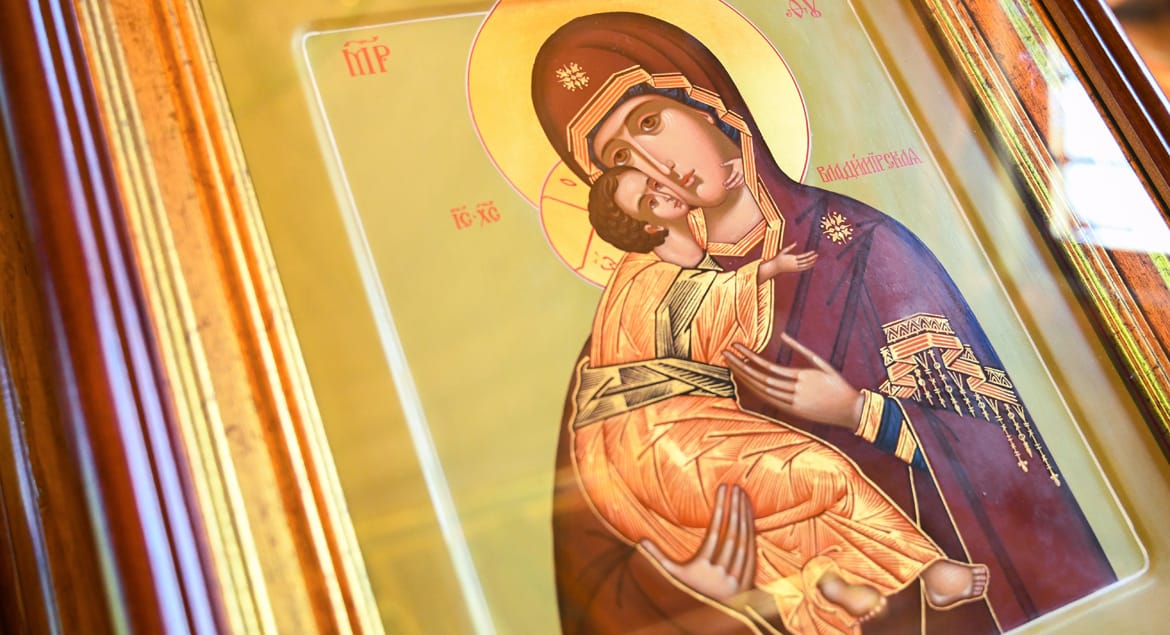 Патриарх Кирилл напомнил, что в XIV веке Русь спасли молитвы перед Владимирской иконой