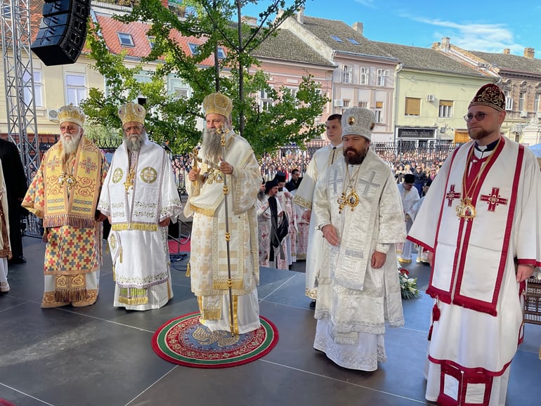 В Сербии состоялась канонизация святителя Иринея Бачского и мучеников Бачских
