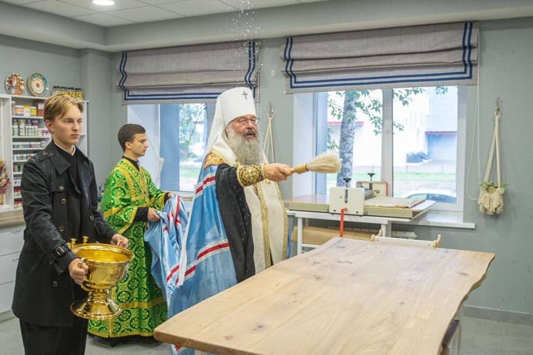 В Казани освятили Центр творческого и духовного развития с возможностью инклюзивного обучения