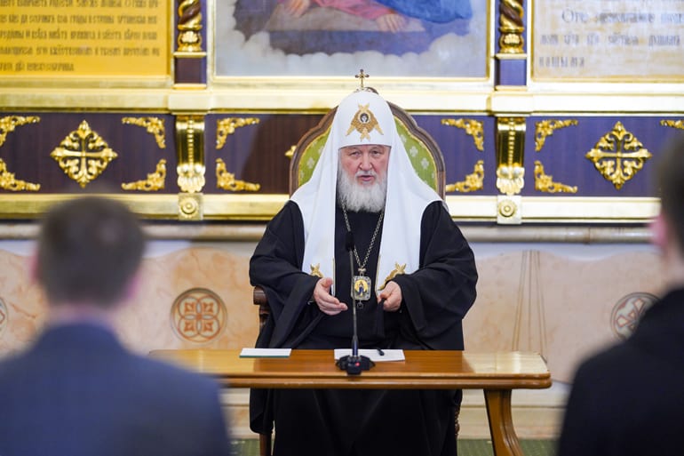 Патриарх Кирилл пожелал детям с Донбасса духовно возрастать и хранить веру