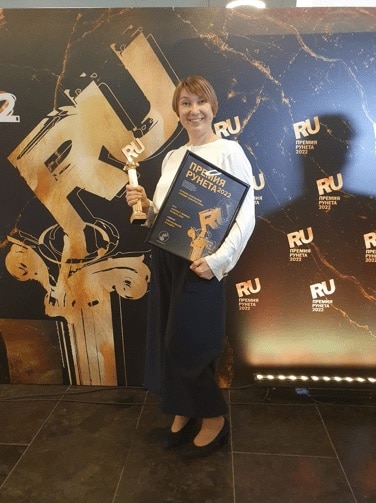 Проект для педагогов «Клевер Лаборатория» стал победителем «Премии Рунета» 2022