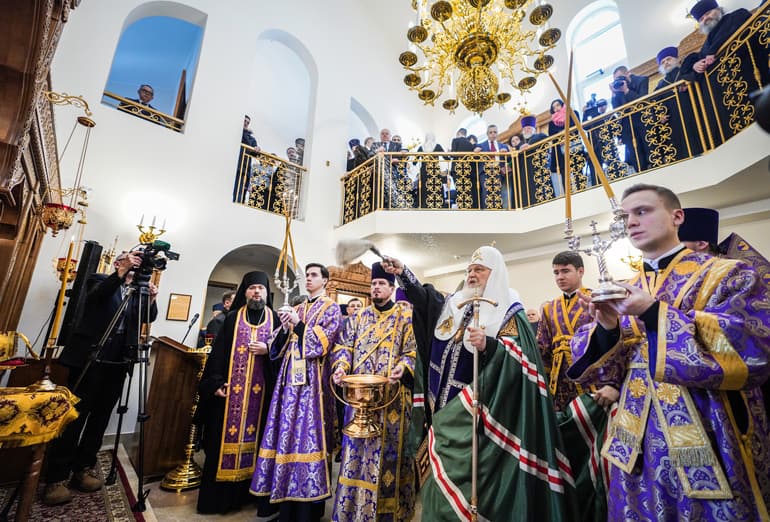 Патриарх Кирилл освятил храм в СИЗО-1 Москвы, напомнив о важности пастырской работы в таких местах