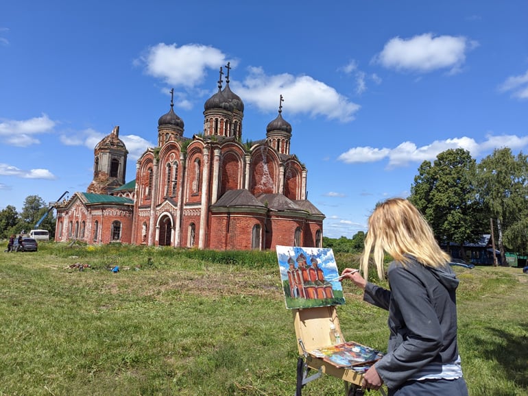 В одном из руинированных храмов Нижегородчины впервые за 86 лет совершили Литургию