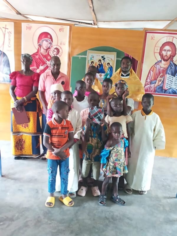 В нигерийском городе Эмеворе впервые совершили православную Литургию