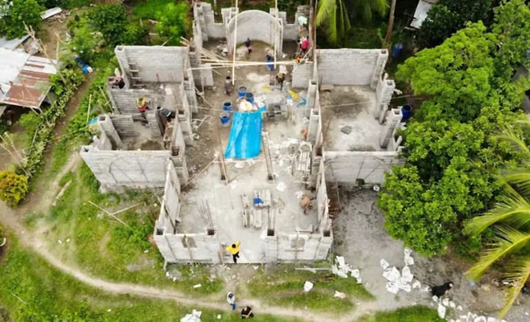 На Филиппинах возвели первый этаж строящегося русского храма апостола Фомы