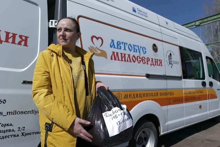 В Омской области православные волонтеры собирают и передают помощь нуждающимся жителям отдаленных районов