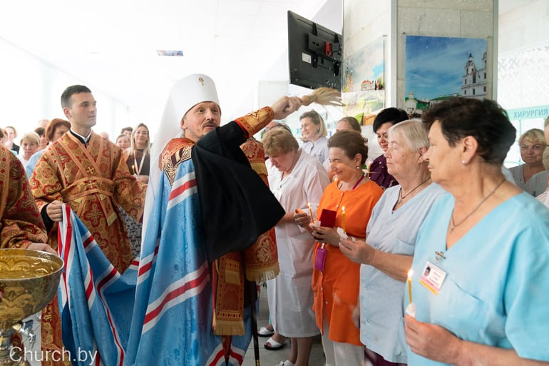 В крупном медицинском центре Минска освятили часовню в честь праведного врача Евгения Боткина