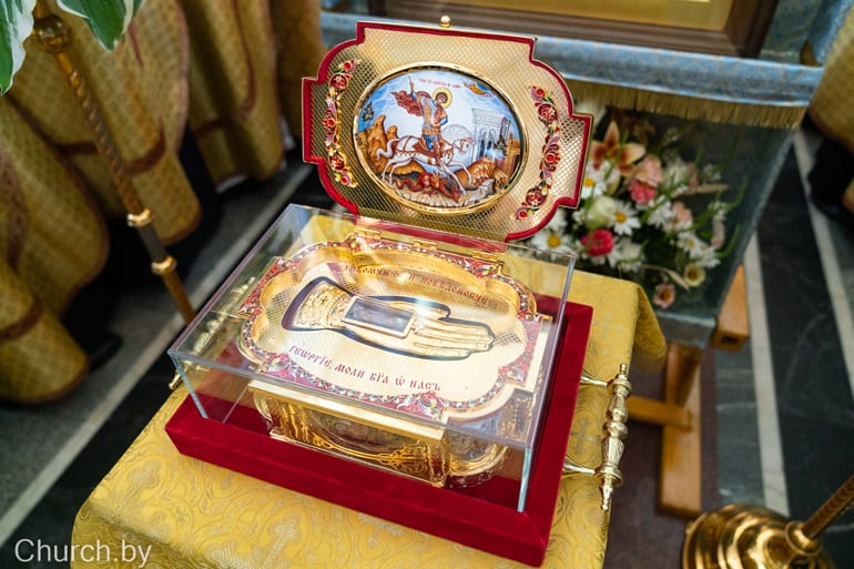 До 17 сентября в Беларусь из России принесен ковчег с мощами святого Георгия Победоносца