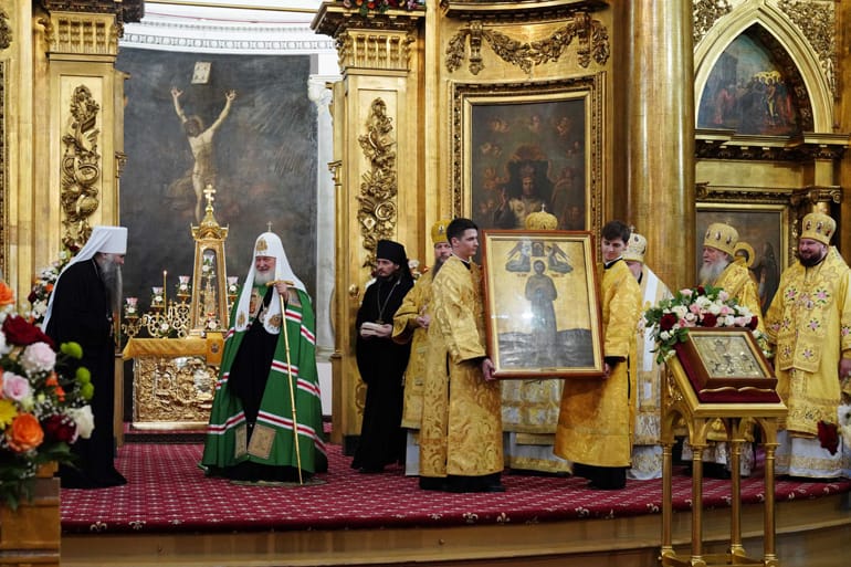 Патриарх Кирилл освятил в Арзамасе масштабно отреставрированный Воскресенский собор