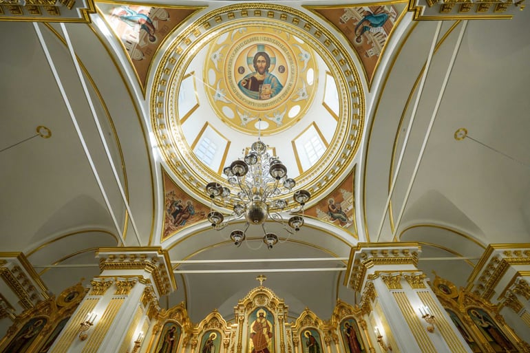 Патриарх Кирилл освятил в Костромском кремле воссозданный Богоявленский собор, присвоив ему статус кафедрального