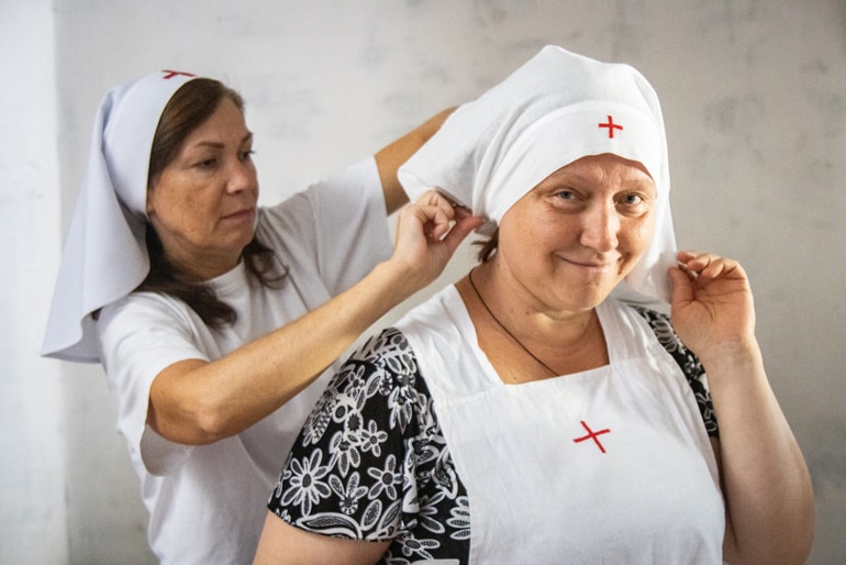 В Бердянске начали свое служение православные сестры милосердия