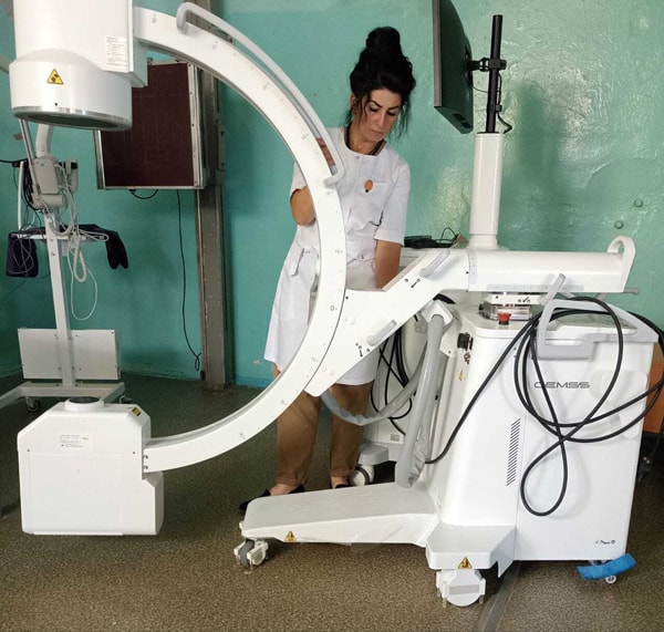 Больница святителя Алексия передала цифровой рентген в больницу Донецка