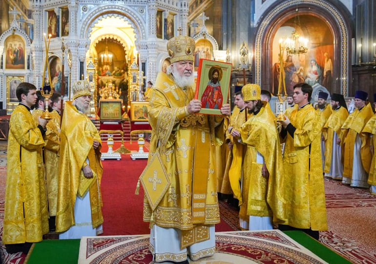 Патриарх Кирилл возглавил прославление в лике святых священника Григория Златорунского
