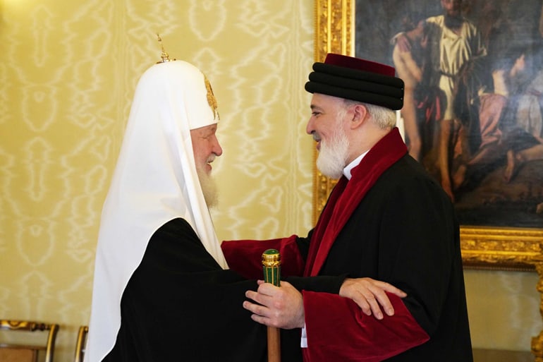 Патриарх Кирилл поблагодарил Предстоятеля Ассирийской Церкви Востока за открытое свидетельствование о гонениях на православных Украины