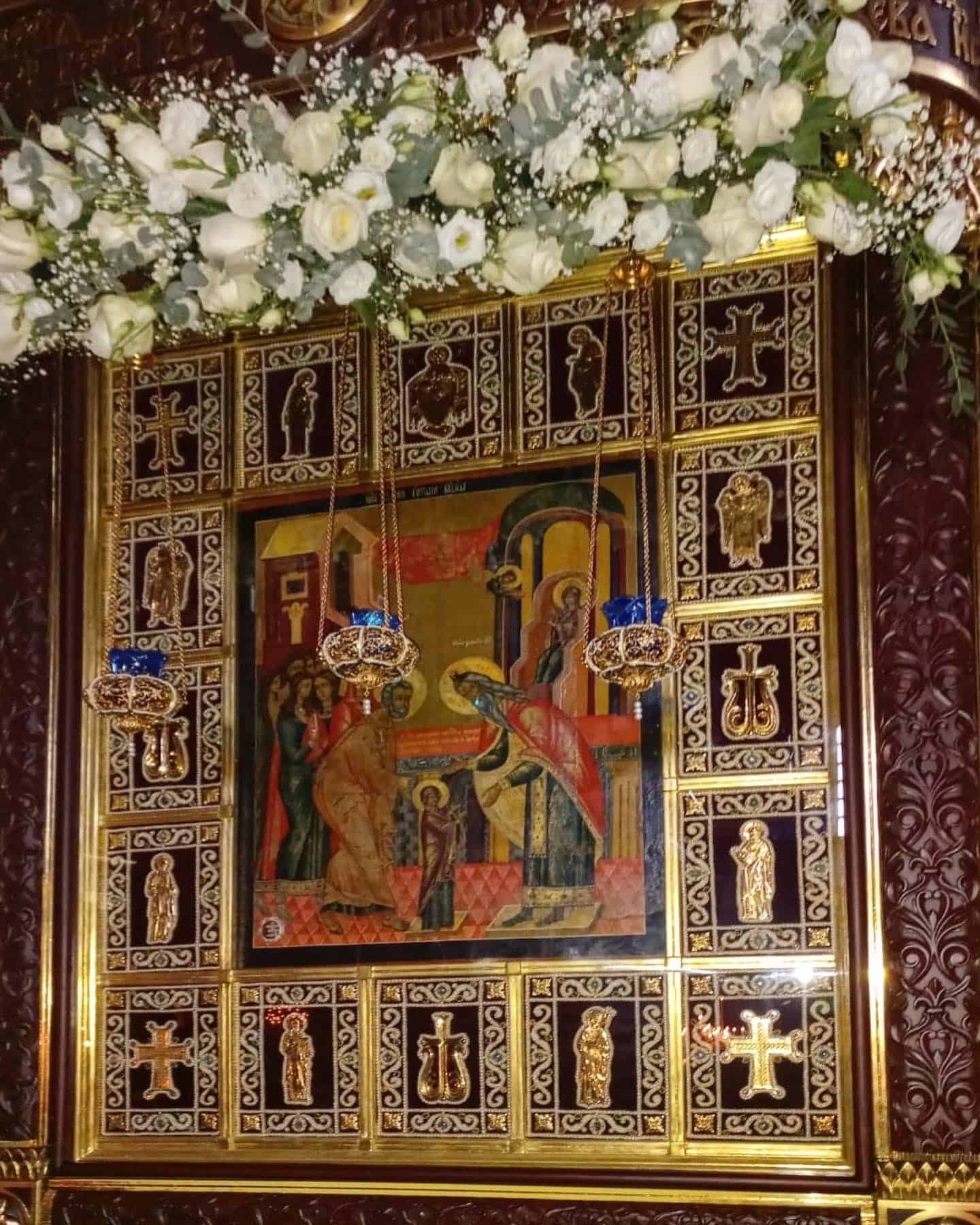 Икона «Введение во храм Пресвятой Богородицы»