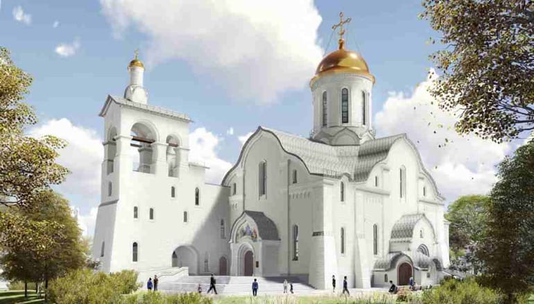 В 2025 году в столичном районе Люблино завершат строительство храма в честь апостола Андрея Первозванного