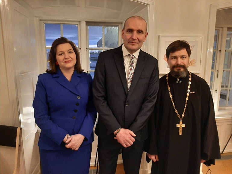 Президент Исландии поздравил русский приход в Рейкьявике с Рождеством Христовым