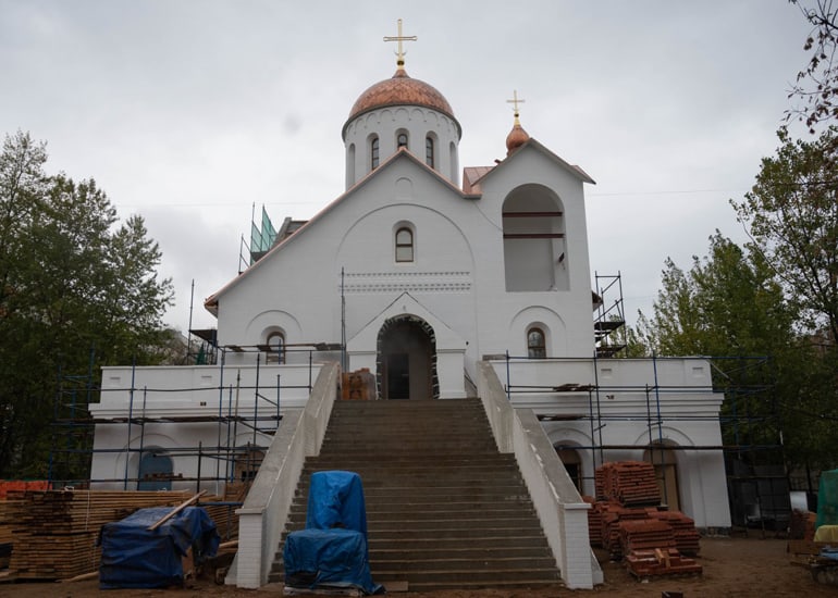 В ноябре 2024-го в районе Хорошево-Мневники, в котором планируют возвести больше 150 домов, появится храм шаговой доступности