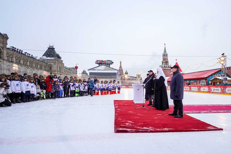 Развитие русского хоккея требует всеобщей поддержки, считает патриарх Кирилл