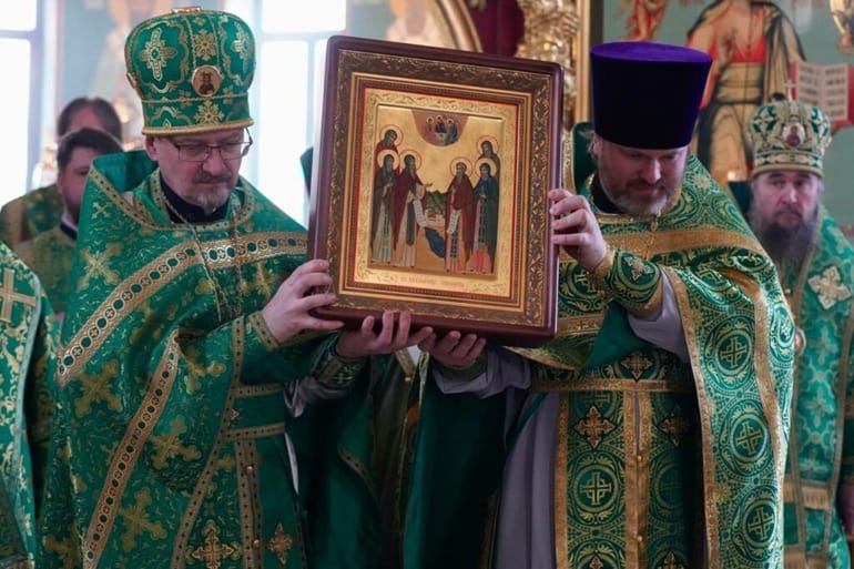 В Череповце торжественно прославили в лике святых Синозерских преподобномучеников