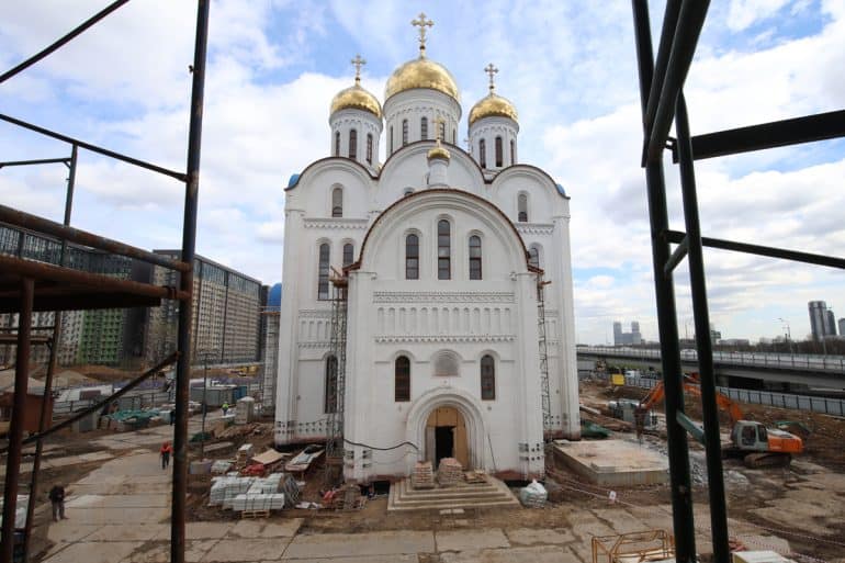 «Главный храм московских строителей» планируют сдать в июне 2025 года