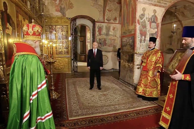 Патриарх Кирилл пожелал Владимиру Путину быть дерзновенным, иметь мир душевный и находить время для молитвы
