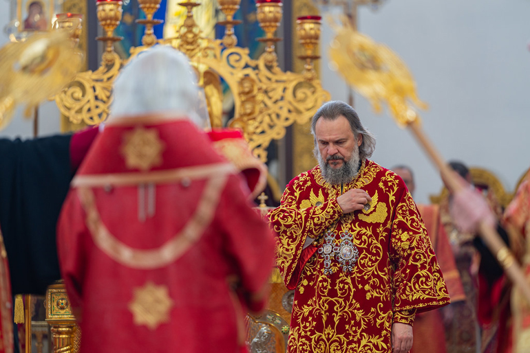 Мощи святого князя Михаила Тверского перенесли в восстановленный Спасо-Преображенский кафедральный собор Твери