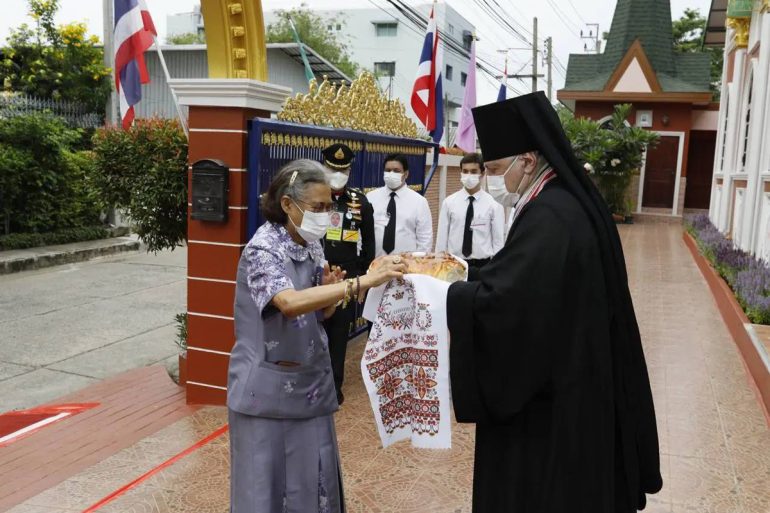 Принцесса Таиланда посетила русский Николаевский собор в Бангкоке