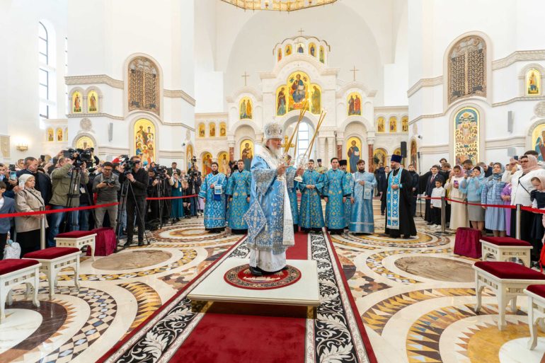 Патриарх Кирилл освятил в Салехарде главный храм Ямала – самый высокий храм за Полярным кругом