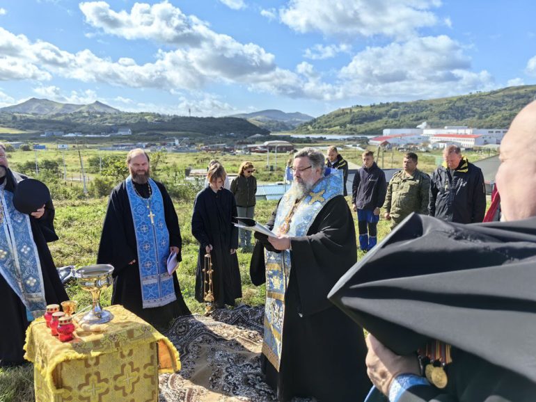 На Шикотане заложили храм в честь апостола Иоанна Богослова