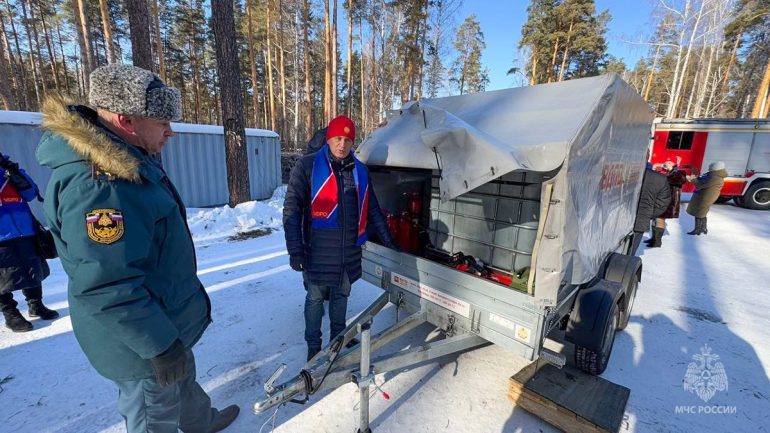 В уральском монастыре Царственных страстотерпцев появилась добровольная пожарная дружина – первая в Русской Православной Церкви