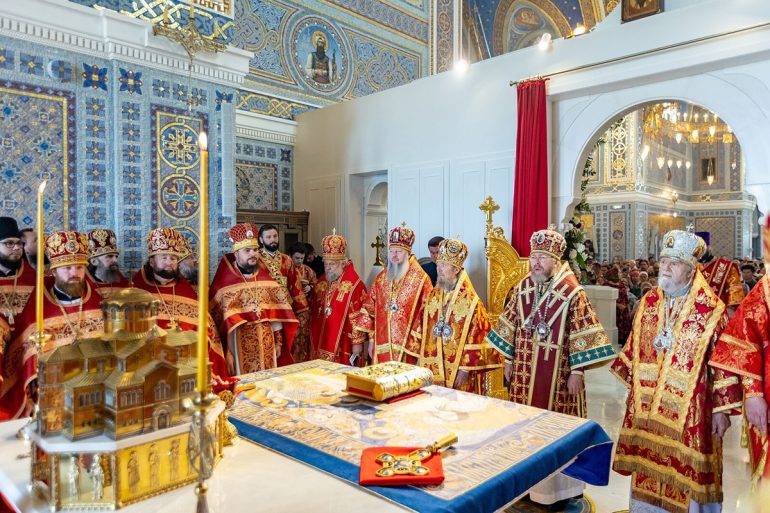 В Крыму впервые отметили День крещения святого князя Владимира с дружиной в Херсонесе