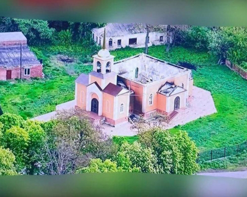 В результате целенаправленного удара разрушен Покровский храм в курском селе Теткино